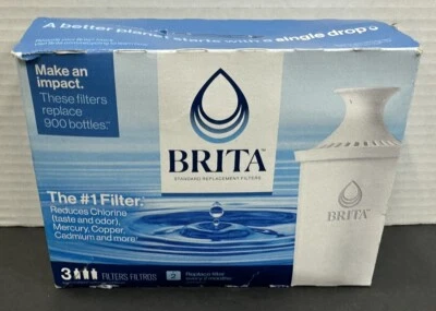 Brita Water Pitcher/Dispenser Filters Pack of 2 Open Box Unopened Filters - Image 1 of 4