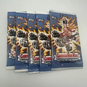 ⚡2 Pack Lot 2017 Garbage Pail Kids BATTLE OF THE BANDS 8 Sticker Cards Per Pack - Picture 1 of 2