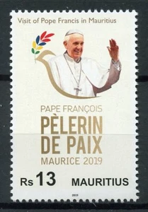Mauritius Famous People Stamps 2019 MNH Pope Francis Visit Popes 1v Set - Picture 1 of 1