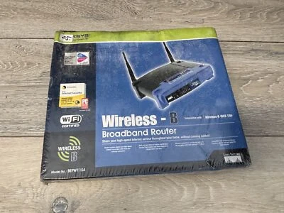 Linksys Wireless B 802.11b Broadband Router BEFW11S4 New - Image 1 of 3