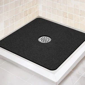 Shower Mat Non Slip27 x 27 Inch Extra Large Bath Mat with DrainSoft Square Lo... - Picture 1 of 7