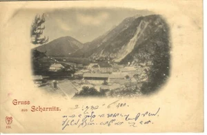 Postal postal Scharnitz Tirol alrededor de 1900 sin usar - Imagen 1 de 1