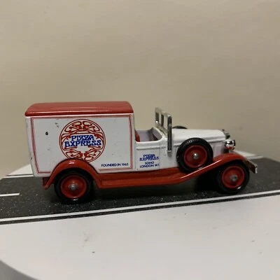 Lledo Days Gone 1933 Packard Town Van Pizza Express Delivery White & Red, VTG NM - Image 1 of 4