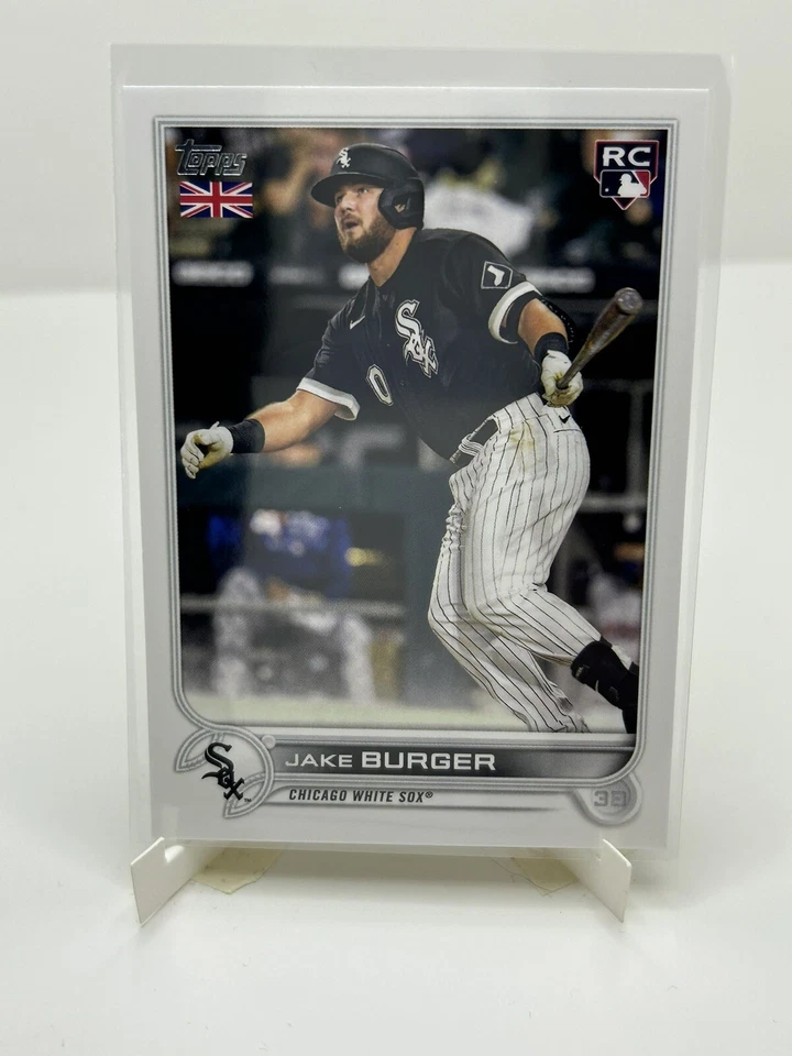 Jake Burger 2022 Topps UK Edition #15 Base RC White Sox - Image 1 of 2
