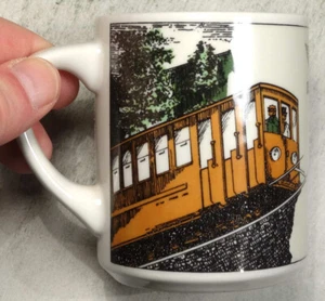 Souvenir Coffee Cup, 1988 Hong Kong Peak Tramway Centennial, Scarce - Picture 1 of 5