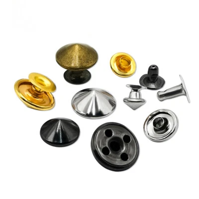 MARKENLOS 5-12 mm metallo pelle rivetti killer rivetti rivetti a punta punk gotico punta rivetto decorativo