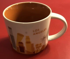 STARBUCKS LOS ANGELES YOU ARE HERE YAH 2013 COLLECTION MUG ORANGE FREE SHIPPING! - Picture 1 of 6