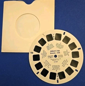 Escaso Especial Individual B7604 Feria Mundial de Bruselas 1958 view-master - Imagen 1 de 3