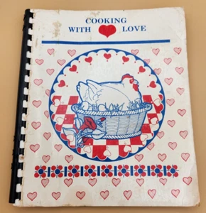 Cooking With Love cookbook Vintage Shreveport 1980s vtg bossier foursquare retro - Picture 1 of 8