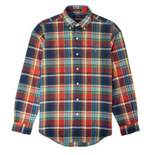 Polo Ralph Lauren L/S Custom Fit Check Shirt Blue / Red Multi