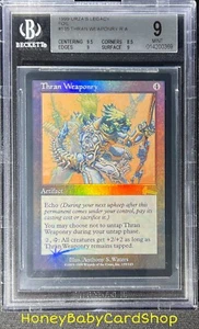 MTG Urza's Legacy Foil 1999 Thran Weaponry BGS 9.0 MINT Silver Age Staple - Picture 1 of 6