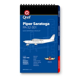 Piper Saratoga PA-32-301 Qref Book QREF-PA-SAR-1 - Picture 1 of 1
