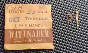 WITTNAUER 10s Watch Hands Gilt Triangle 22mm part #T71H - Picture 1 of 1