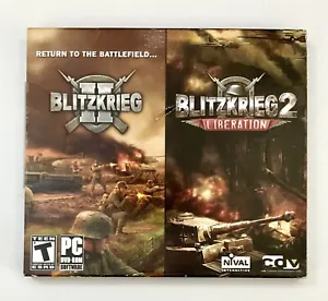 SEALED SET Blitzkrieg II + Blitzkrieg 2: Liberation Expansion PC DVD-ROM 2010