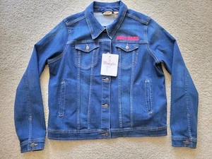 BRAND NEW Boot Barn Wrangler Cowboy Cut Unlined Denim Jacket Size XL Ladies - Picture 1 of 6