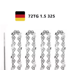4x Sägekette 45cm 325" 72 1,5mm für Ihre Motorsäge Kettensäge TOP - Bild 1 von 7