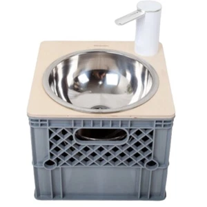 Mit Molly Minibox tragbares Campingwaschbecken Camp schwarz - Bild 1 von 7