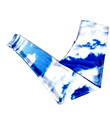 Black Milk Leggings Clouds Blue Sky All Over Print Blue White Women Size XS - Image 1 of 4