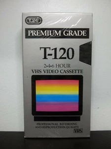  VHS Videokassette Premium Grade T-120 Neu im Paket - Bild 1 von 2
