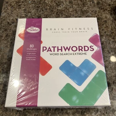 ThinkFun Brain Fitness Pathwords Word Search Extreme 2014 NEW SEALED - Image 1 of 4
