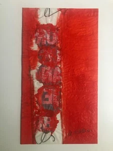 Georges BADIN Peinture Originale signé Bruno Montels L'hartmotnique s'il vit - Picture 1 of 11