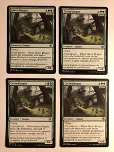 4x Mtg D&D Forgotten Realms Green Dragon NM/M Magic The Gathering Mtg - Bild 1 von 2