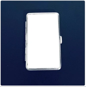 Long Size Zigarettenetui für 100er Zigaretten Etui  Case PU Leder Farbe Weiß Neu - Bild 1 von 2