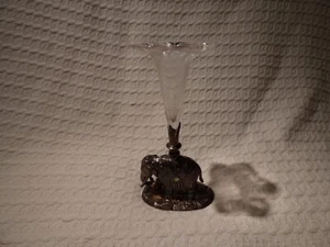 Antique Victorian Silver Plated Epergne Posy Vase – Elephant WW Harrison - Picture 1 of 17