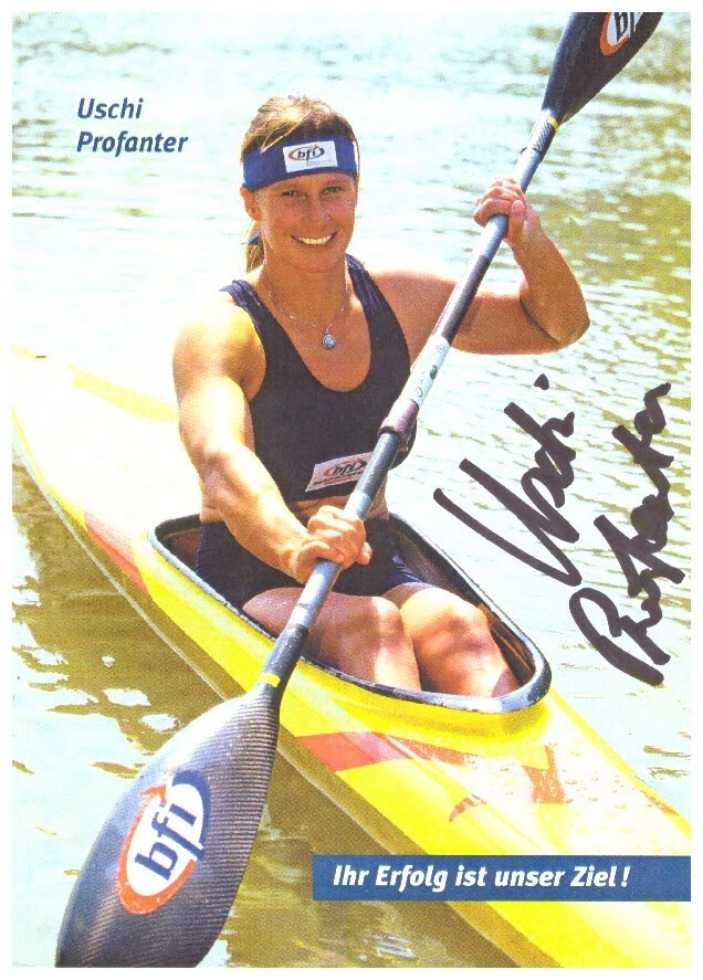Uschi Profanter (A) Kanusport (TN OS 1992) Autogrammkarte (04.25) - Bild 1 von 1