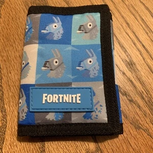 FORTNITE Graphic Polyester Wallet, Blue - Picture 1 of 6