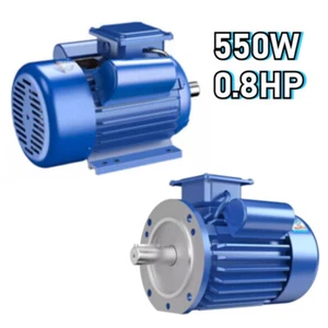 550W 0.8HP 220V Electric Single Phase Motor 1400RPM All Copper Motor 19mm Axis - Picture 1 of 14
