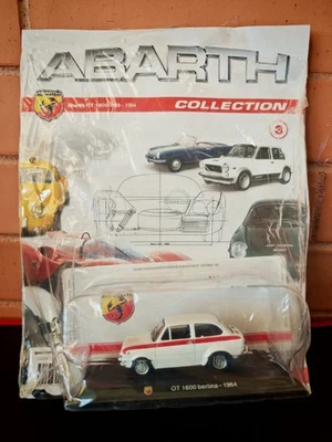 ABARTH COLLECTION 0T 1600 BERLINA 1964 CON FASCICOLO HACHETTE SCALA 1:43 ( N.3 ) - Immagine 1 di 3