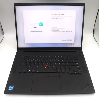Lenovo ThinkPad X1 Extreme Gen 5 i7-12700H 4.0GHz 64GB RAM 15 em 512GB NVMe - Imagem 1 de 4