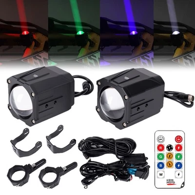 Luces láser dinámicas sin látigo con 9 modos de luz de persecución y flash para RZR Ranger Foto 1 de 4