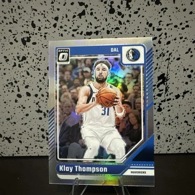 2024-25 Panini Donruss Optic- Klay Thompson Holo Prizm Dallas Mavericks #9 - Imagem 1 de 4