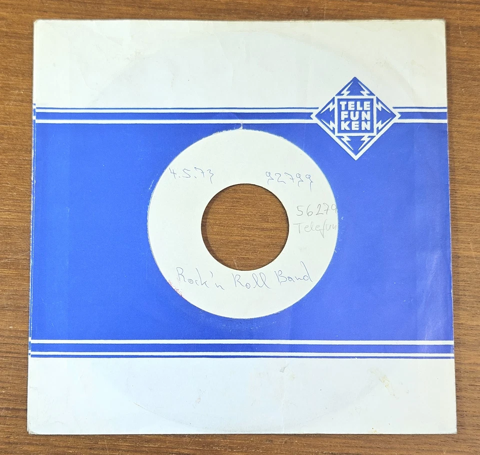 UDO LINDENBERG "Rock'n Roll Band" rare 1973 WL TEST 7" 45 KRAUT ROCK Telefunken - Bild 1 von 3