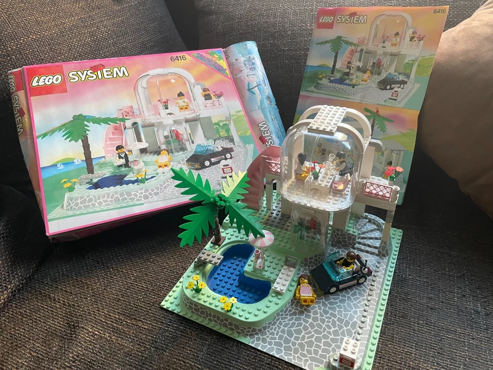 LEGO® System Paradisa 6416 Poolside Paradise Villa komplett mit BA & OVP - Bild 1 von 4