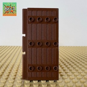 LEGO Castle, Ninja: 1 Brown Stockade Door 1 x 5 x 7 1/2, 30223, 6093, PARTS 1998