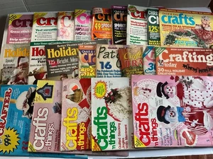 Vintage Lot Of 22 Assorted . Craft Magazines - Picture 1 of 3