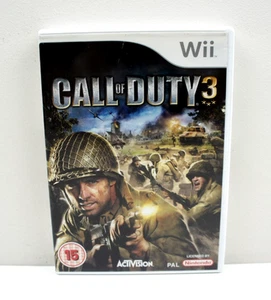 Call of Duty 3 Nintendo Wii Game Complete With Manual PAL - Free Postage - Picture 1 of 7