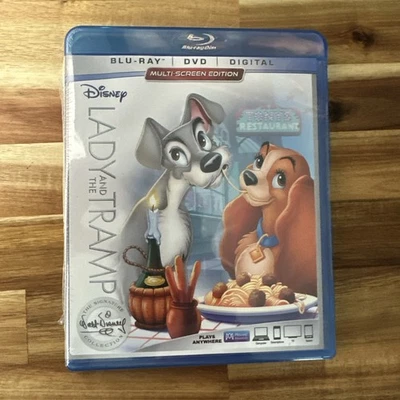 Lady and the Tramp (The Walt Disney Signature Collection) (Blu-ray, 1955) Sealed - Image 1 of 2