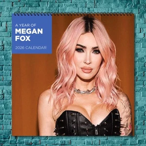 Megan Fox 2026 Wall Calendar, 12-Month Celebrity Photo Calendar - Picture 1 of 4