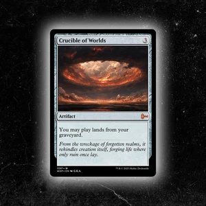 Crucible of Worlds - Custom MTG Card - High-Quality - Picture 1 of 5