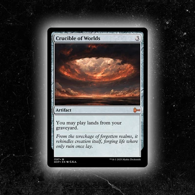 Crucible of Worlds - Custom MTG Card - High-Quality - Image 1 of 4