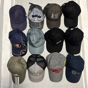 Job Lot Bundle Of 12x Baseball Cap Hats. One Size Fits Most - Picture 1 of 13