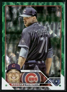 2023 Topps #40 Keegan Thompson lamina verde - Foto 1 di 2