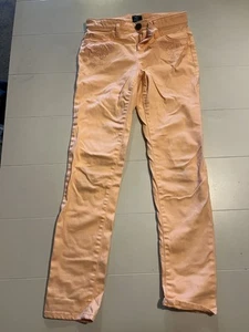 gapkids girls size 10 regular coral pink jeans flower embroidery - Picture 1 of 4