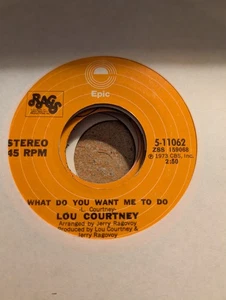 Funk Lou Courtney What Do You Want Me To Do / Beware Epic 1973 sehr guter Zustand + - Bild 1 von 2
