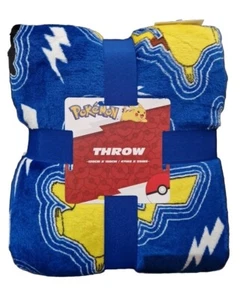 BNWT Pokemon Fleece Cosy Warm Throw 120x150cm From Primark - Picture 1 of 4
