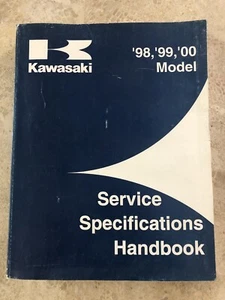 Kawasaki ‘98 ‘99 ‘00 Model Service Specifications Handbook - Bild 1 von 4